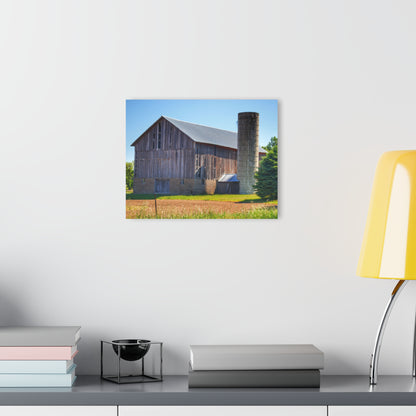 U R There Photography Gilford Grey III Rustic Farmhouse Acrylic Wall Print