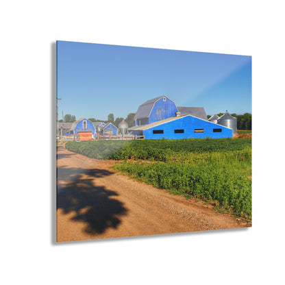 U R There Photography Kidder Road Blues I Rustic Farmhouse Acrylic Wall Print