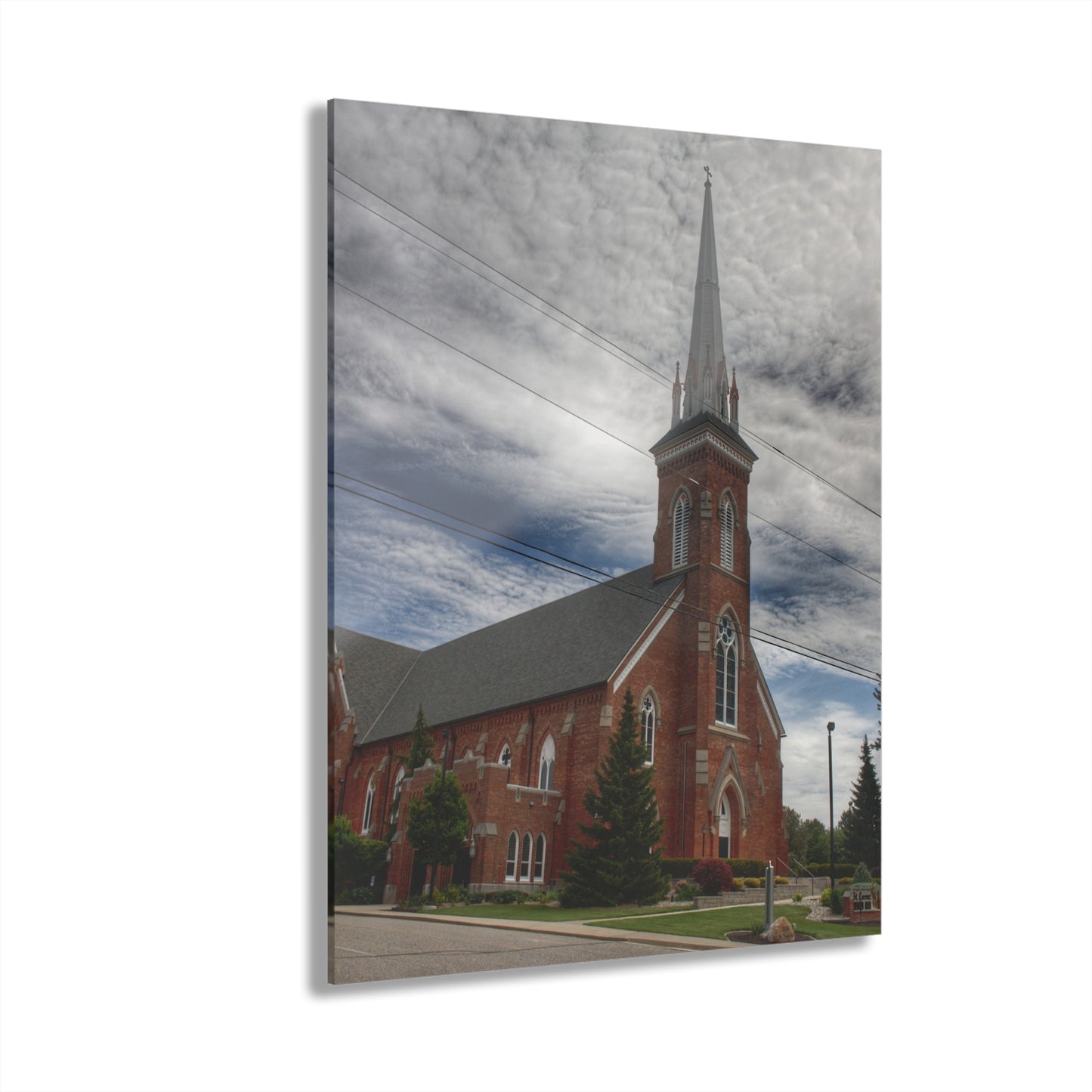 Barn Boutique Modern Farmhouse Acrylic Wall Print| Catholic Church in Frankenmuth