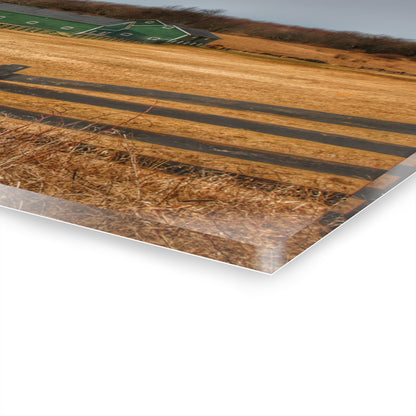 U R There Photography Green Barns and Broken Fences Rustic Farmhouse Acrylic Wall Print