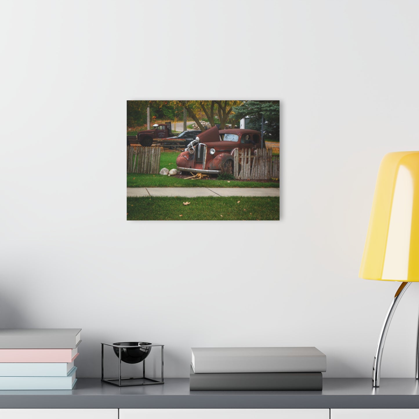 Barn Boutique Modern Farmhouse Acrylic Wall Print| Oak Road Metamora Mechanics