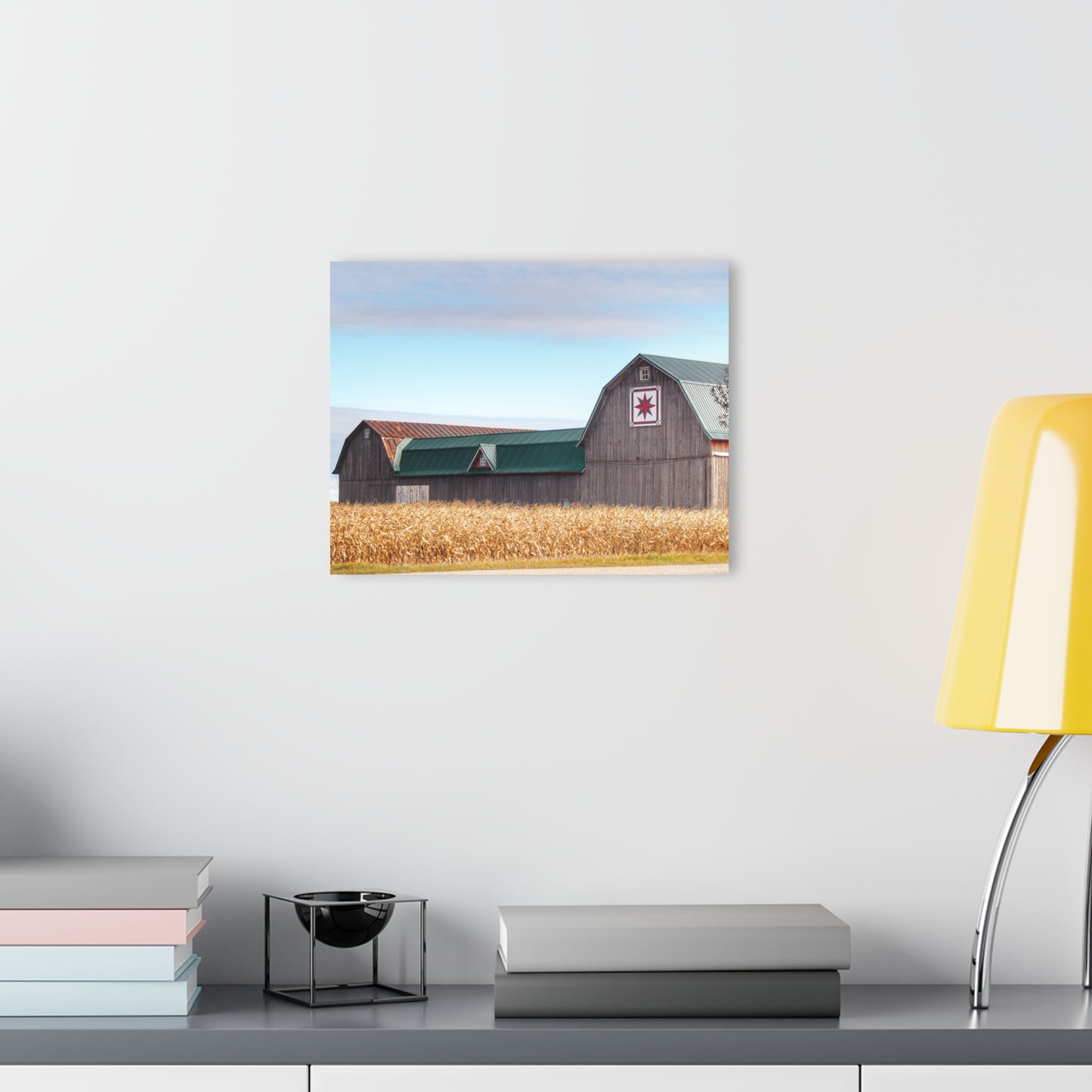 U R There Photography Frankenmuth Greys Rustic Farmhouse Acrylic Wall Print