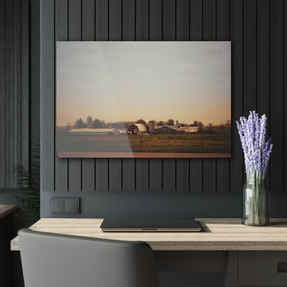U R There Photography Marlette Road Farm II Rustic Farmhouse Acrylic Wall Print