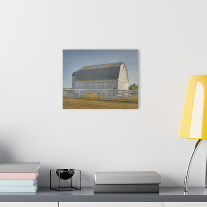 U R There Photography Belsay Road White Rustic Farmhouse Acrylic Wall Print