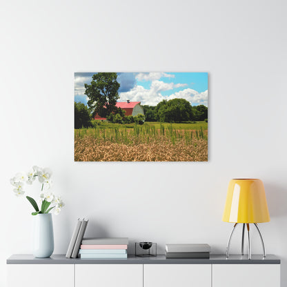 U R There Photography Northern White Rustic Farmhouse Acrylic Wall Print