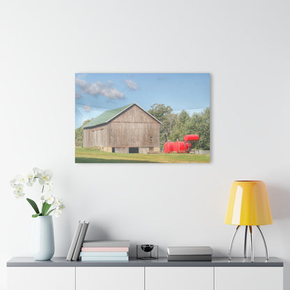 U R There Photography Kingston Road Grey Rustic Farmhouse Acrylic Wall Print