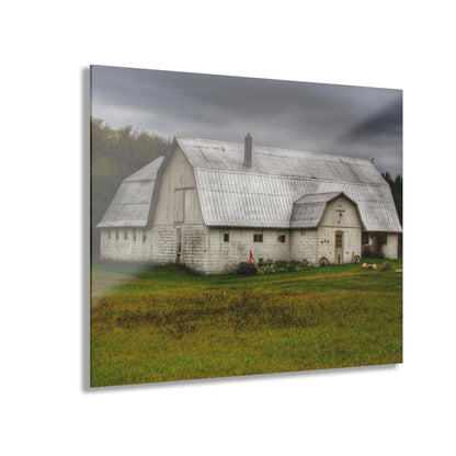 U R There Photography Milliman Road White Rustic Farmhouse Acrylic Wall Print