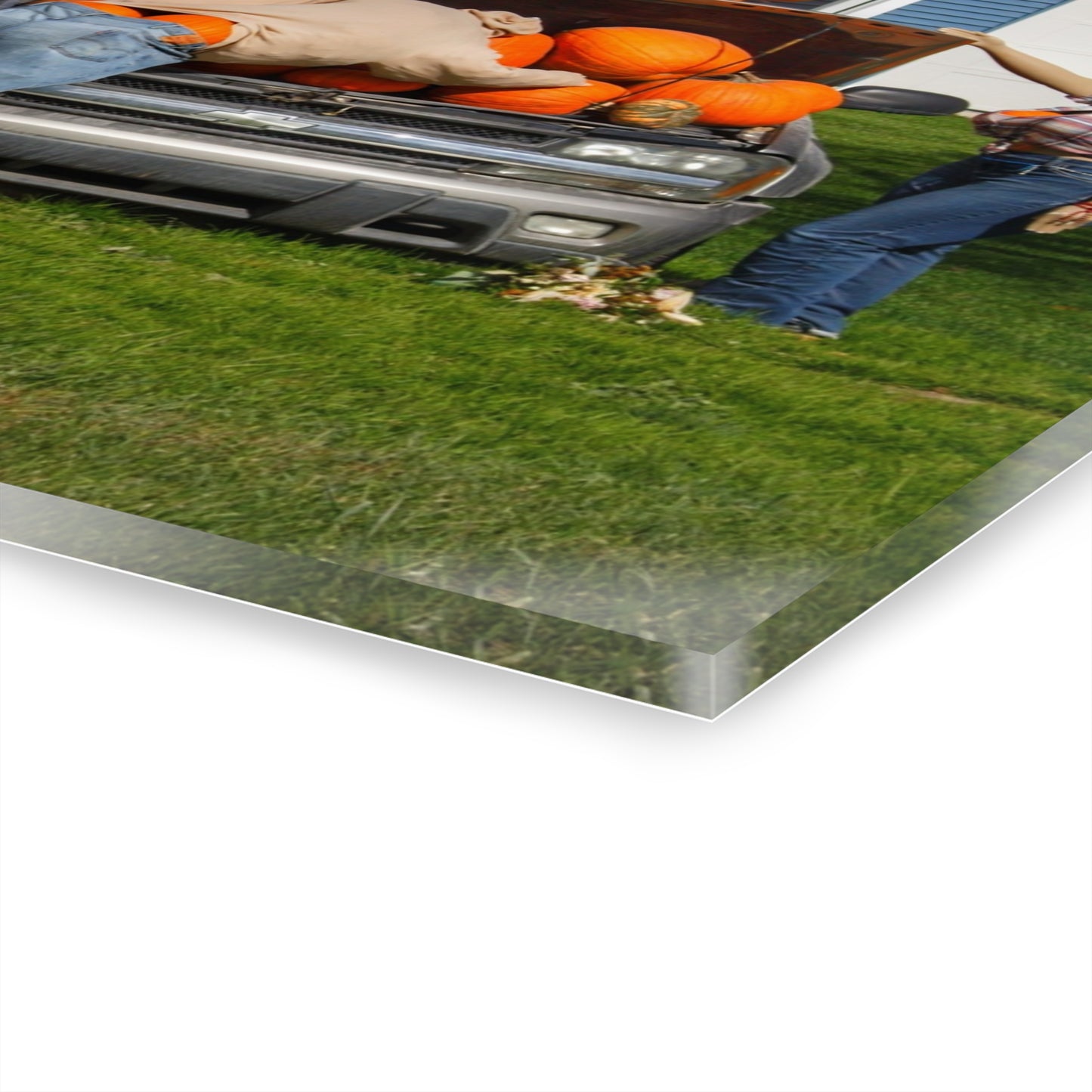 U R There Photography Lippincott Pumpkins Rustic Farmhouse Acrylic Wall Print