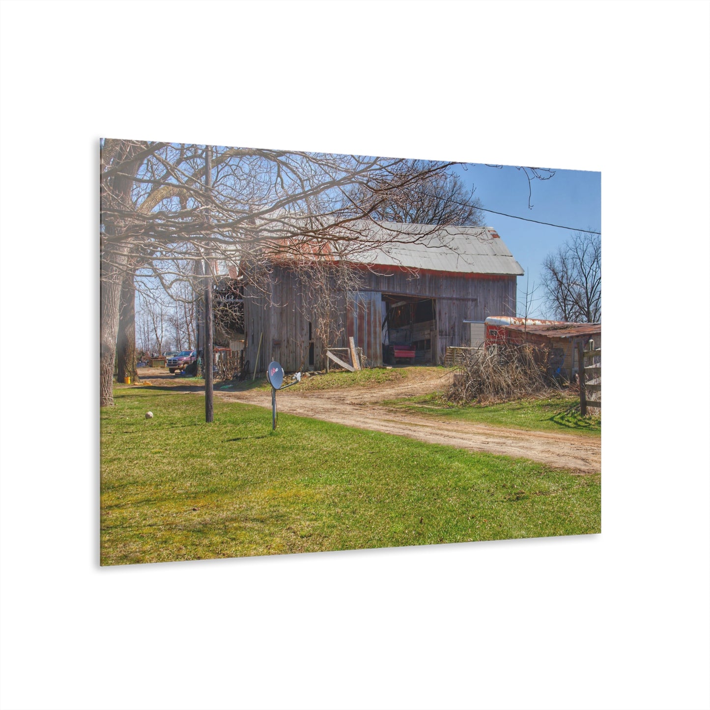U R There Photography Lee Hill Greys Rustic Farmhouse Acrylic Wall Print