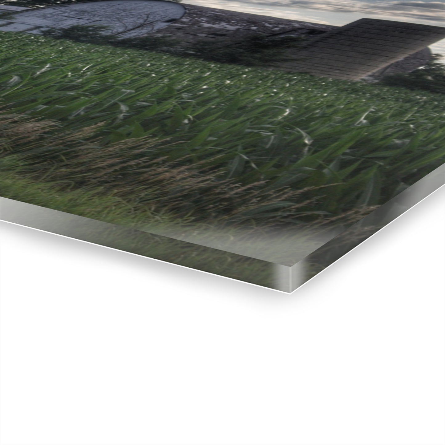 U R There Photography Genesee Road White Rustic Farmhouse Acrylic Wall Print