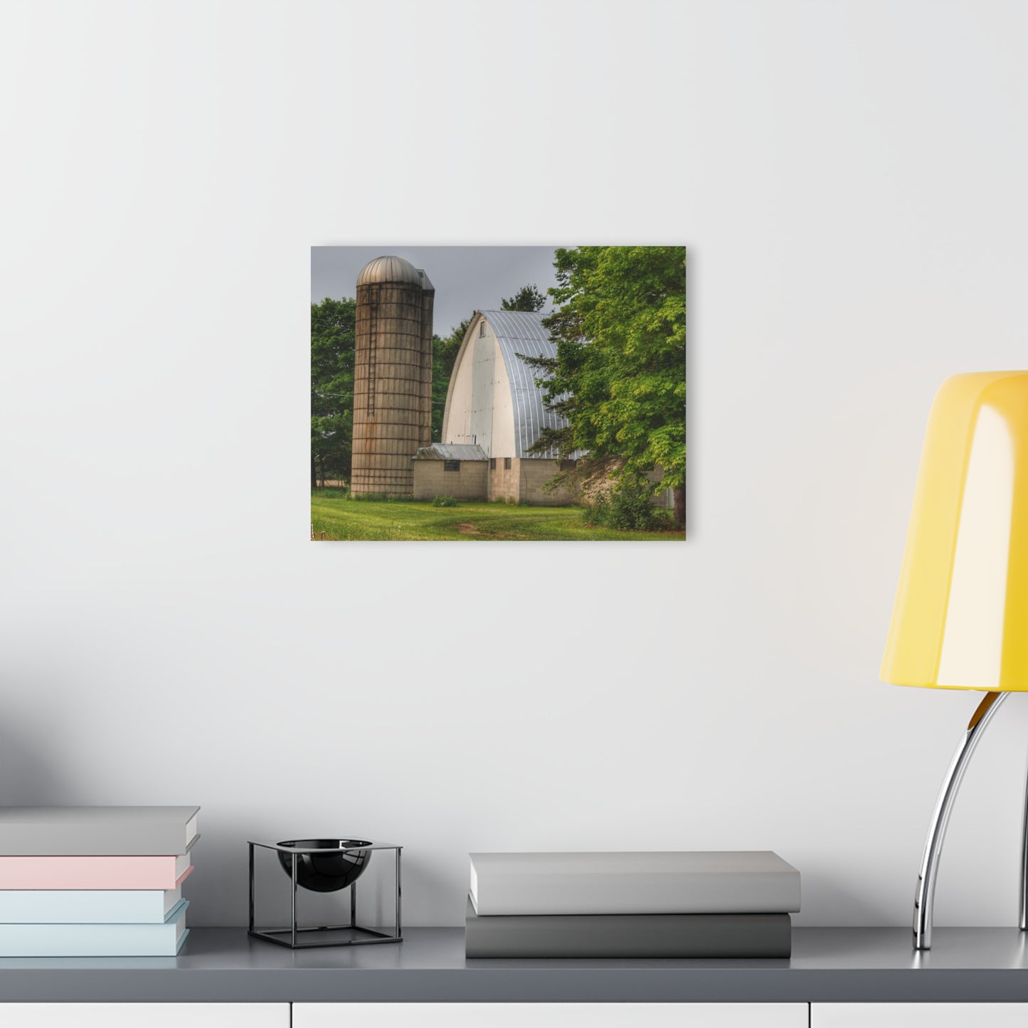 U R There Photography Carpenter Road White I Rustic Farmhouse Acrylic Wall Print