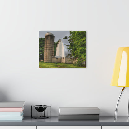 U R There Photography Carpenter Road White I Rustic Farmhouse Acrylic Wall Print