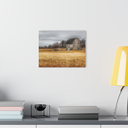 U R There Photography Laur Road Grey Rustic Farmhouse Acrylic Wall Print