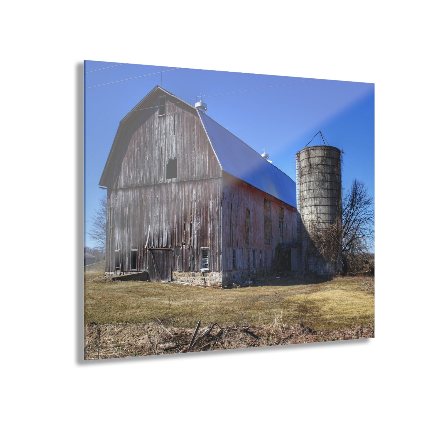 U R There Photography North Irish Red I Rustic Farmhouse Acrylic Wall Print