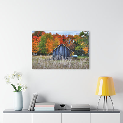U R There Photography Beyond Church Road Little Grey Rustic Farmhouse Acrylic Wall Print