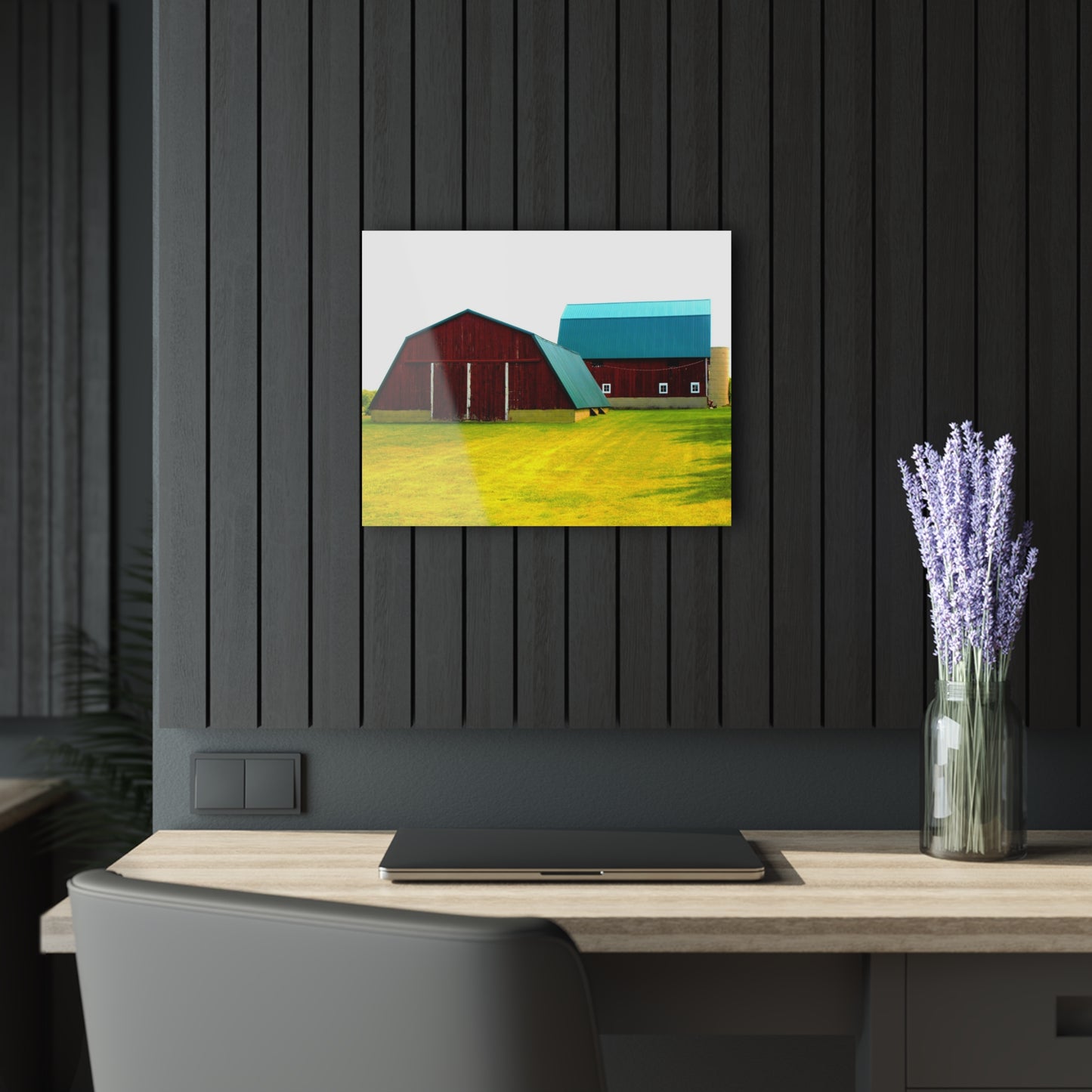 U R There Photography Baldwin Barn Brothers I Rustic Farmhouse Acrylic Wall Print