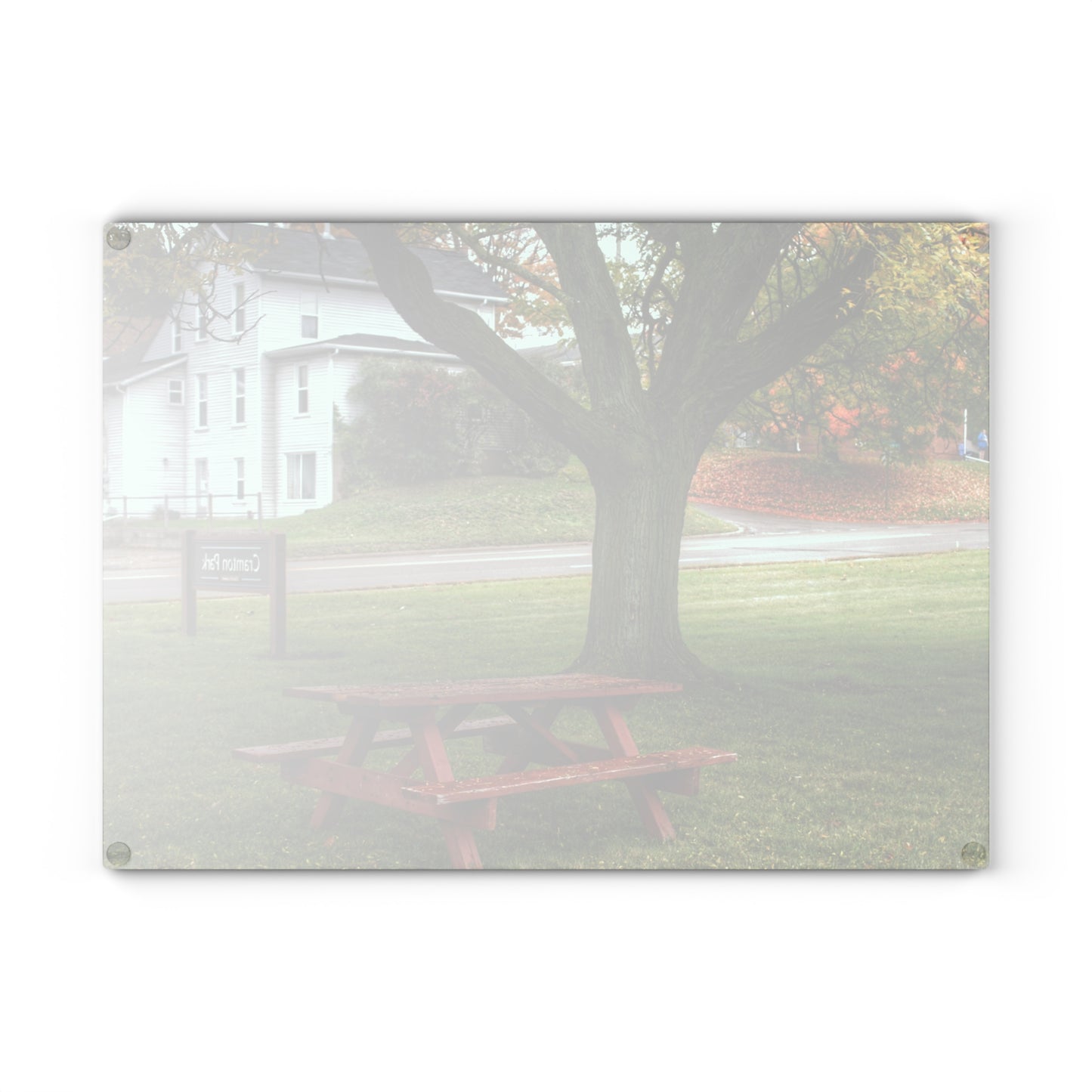 Barn Boutique Rustic Tempered-Glass Cutting Board| Picnic in the Park