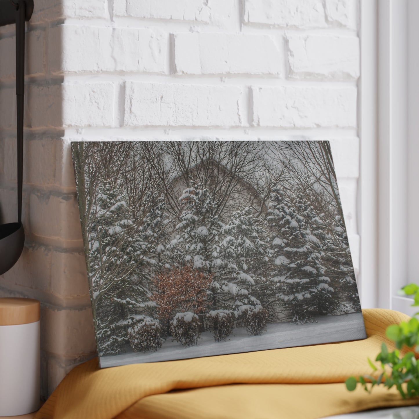 U R There Photography Hidden in Oxford I Rustic Farmhouse Tempered-Glass Cutting Board