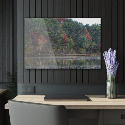 U R There Photography Fall on Murphy Lake IV Rustic Farmhouse Acrylic Wall Print