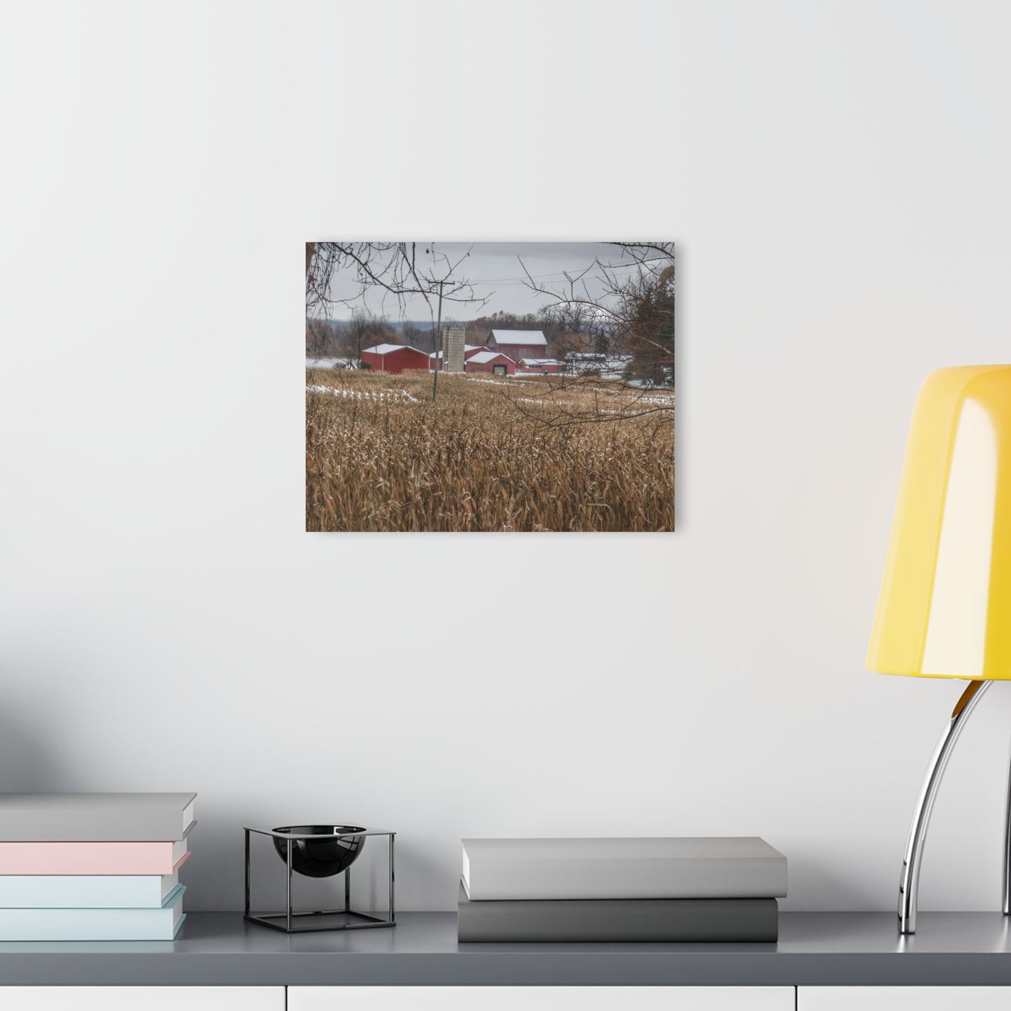 U R There Photography Beyond the Cornfield on Sutton Rustic Farmhouse Acrylic Wall Print
