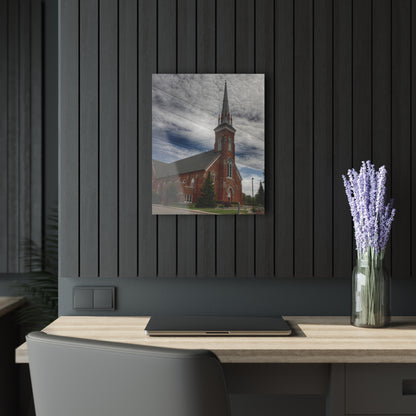 Barn Boutique Modern Farmhouse Acrylic Wall Print| Catholic Church in Frankenmuth