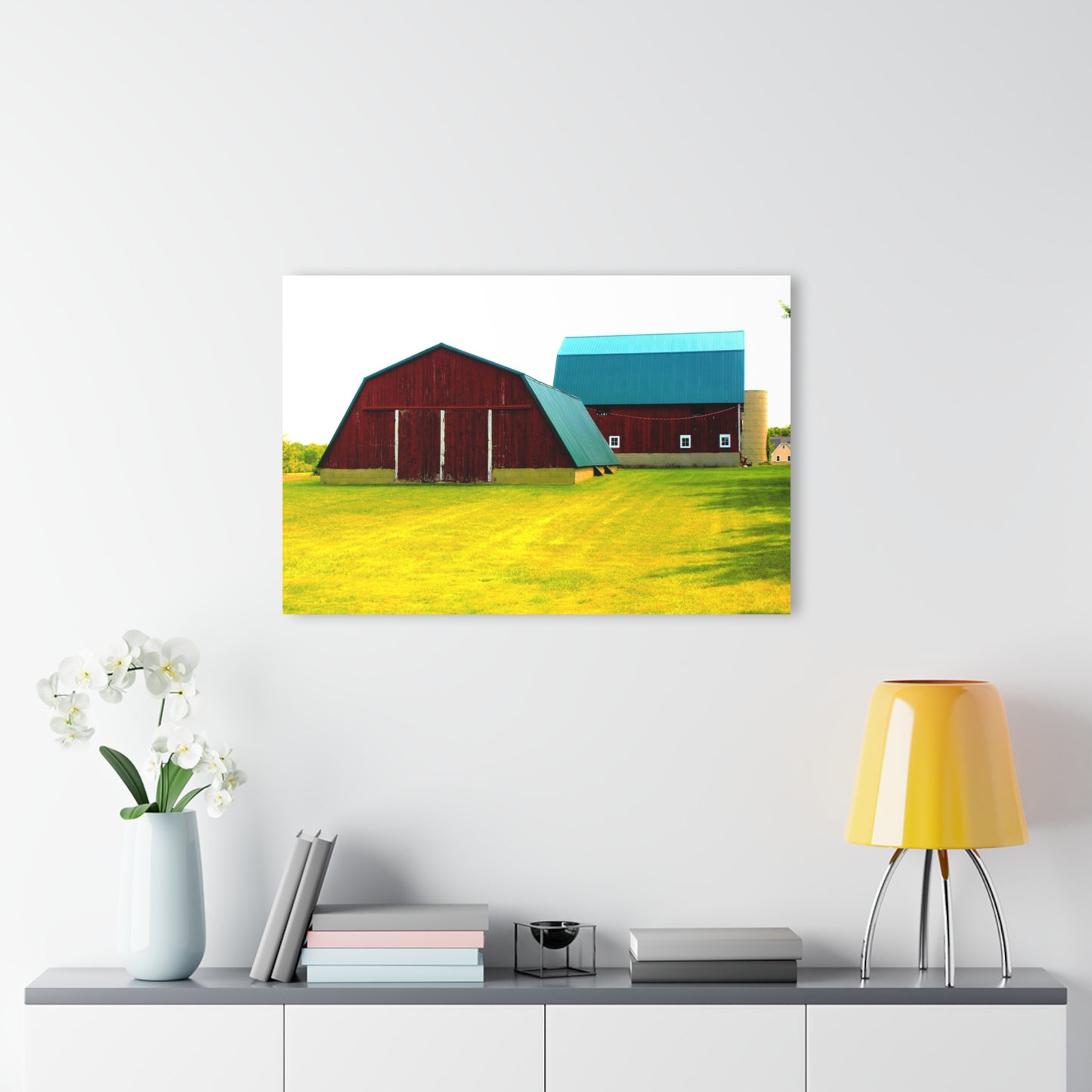 U R There Photography Baldwin Barn Brothers I Rustic Farmhouse Acrylic Wall Print