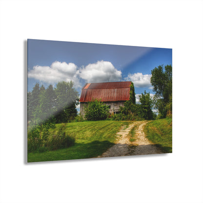 U R There Photography Grey Road Rusted III Rustic Farmhouse Acrylic Wall Print