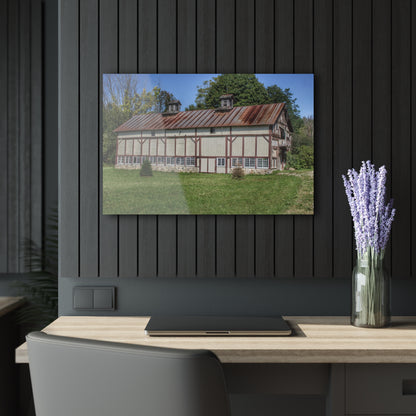 U R There Photography Bordman Road Rusted Rustic Farmhouse Acrylic Wall Print