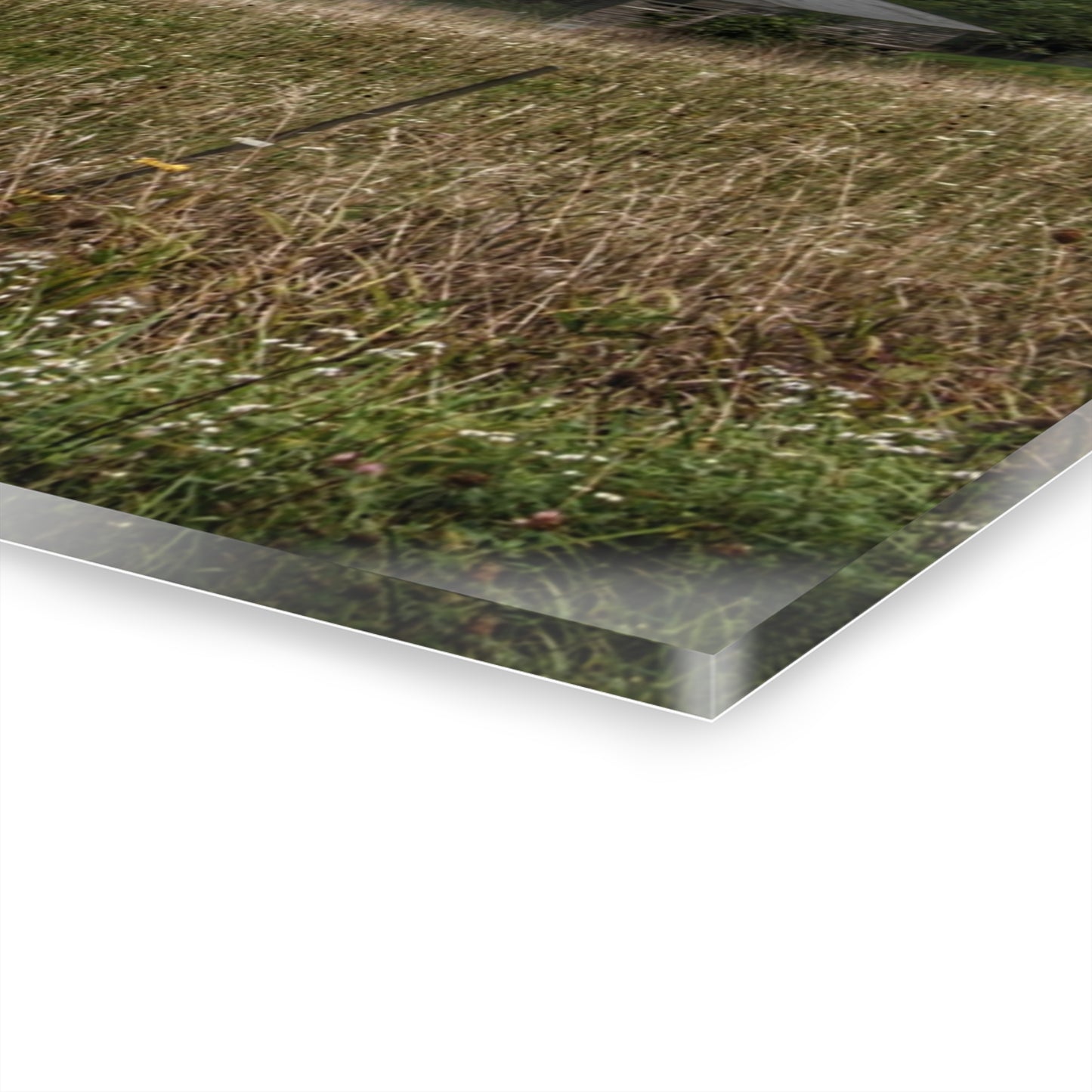 U R There Photography North Lake Road Red I Rustic Farmhouse Acrylic Wall Print