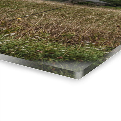 U R There Photography North Lake Road Red I Rustic Farmhouse Acrylic Wall Print