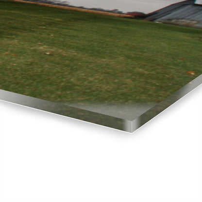 U R There Photography Mills Road Red I Rustic Farmhouse Acrylic Wall Print