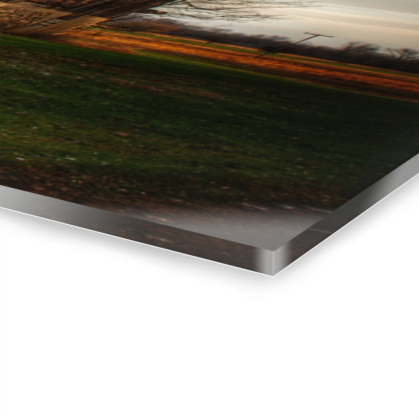 U R There Photography Melvin Grey Rustic Farmhouse Acrylic Wall Print