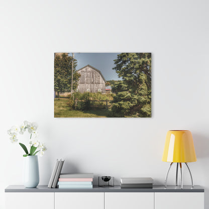 U R There Photography Roadside Grey of Vassar Rustic Farmhouse Acrylic Wall Print