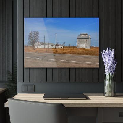 U R There Photography Sebewaing Road Whites Rustic Farmhouse Acrylic Wall Print