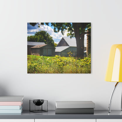 U R There Photography Hough Road Greys Rustic Farmhouse Acrylic Wall Print