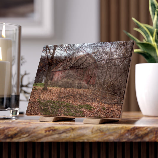 Rustic Farmhouse Wall Tile featuring Mayville Hidden Barn II