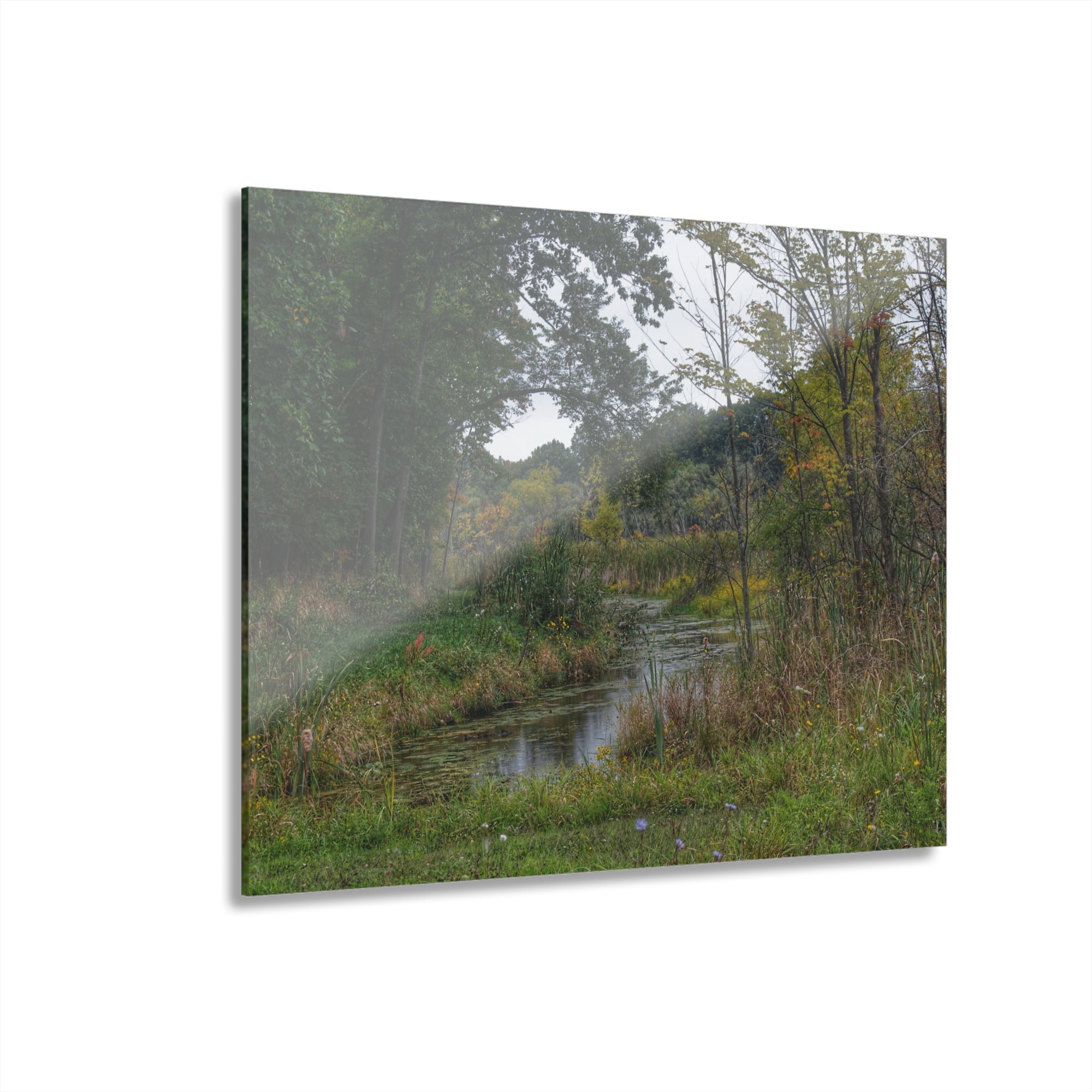 A River Runs Through It Rustic Farmhouse Acrylic Wall Print
