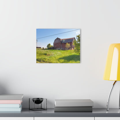 U R There Photography Leslie Road Red I Rustic Farmhouse Acrylic Wall Print