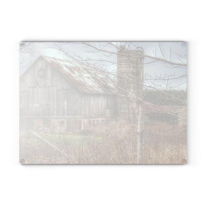 Barn Boutique Rustic Tempered-Glass Cutting Board| Churchill Christmas Barn