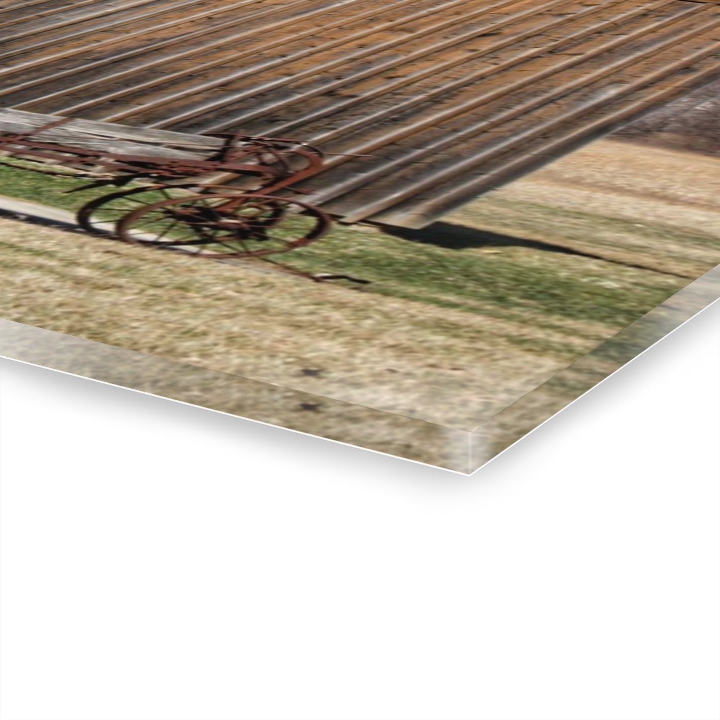 U R There Photography Barn and Buggy Rustic Farmhouse Acrylic Wall Print