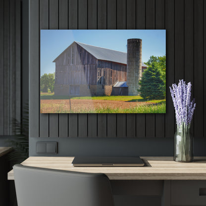U R There Photography Gilford Grey III Rustic Farmhouse Acrylic Wall Print