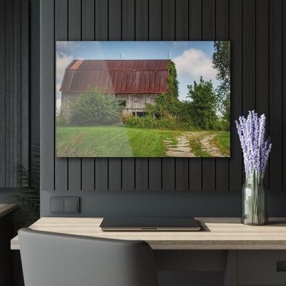 U R There Photography Grey Road Rusted I Rustic Farmhouse Acrylic Wall Print