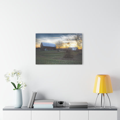 U R There Photography Ortonville Red Rustic Farmhouse Acrylic Wall Print