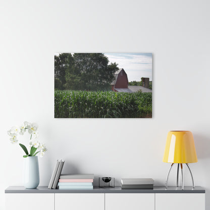 U R There Photography Above the Corn on Piersonville Road III Rustic Farmhouse Acrylic Wall Print
