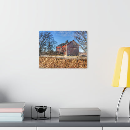 U R There Photography M-24 Barn at the Bend I Rustic Farmhouse Acrylic Wall Print