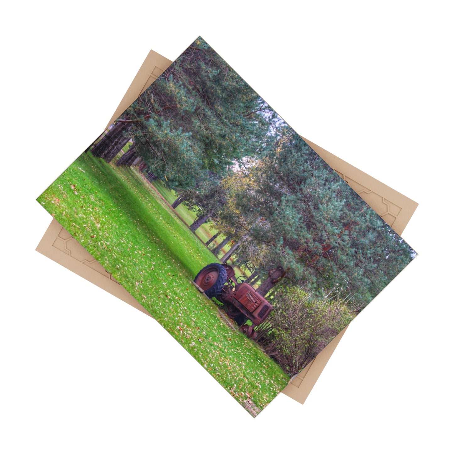 U R There Photography Casey Road Yard Art I Rustic Farmhouse Decorative Ceramic Tile