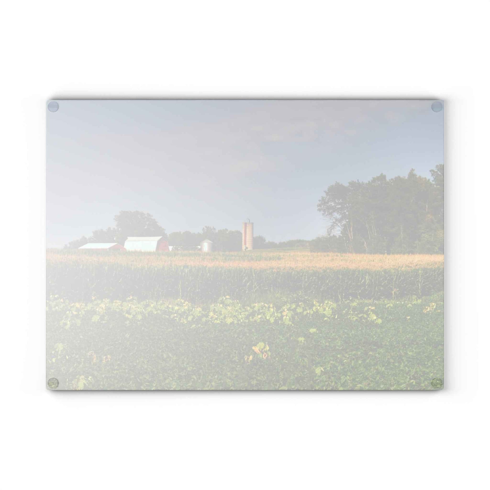 Rustic Farmhouse Cutting Board| Across the Field in Clifford