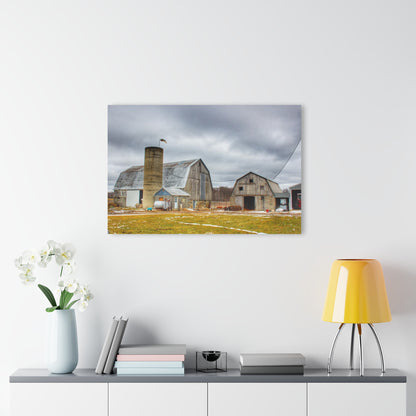 U R There Photography Chapman Greys Rustic Farmhouse Acrylic Wall Print