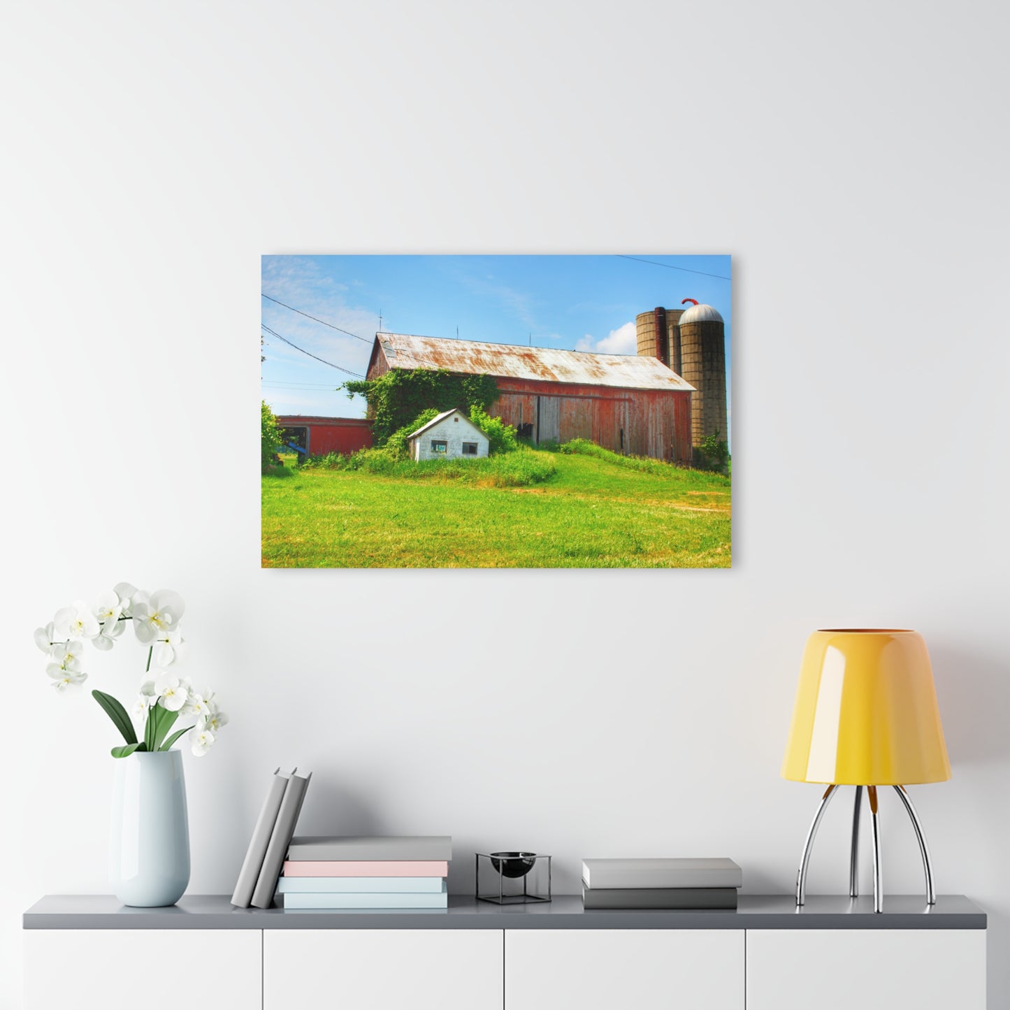 U R There Photography Marlette Red I Rustic Farmhouse Acrylic Wall Print