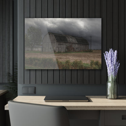 U R There Photography Waterman Road Grey II Rustic Farmhouse Acrylic Wall Print